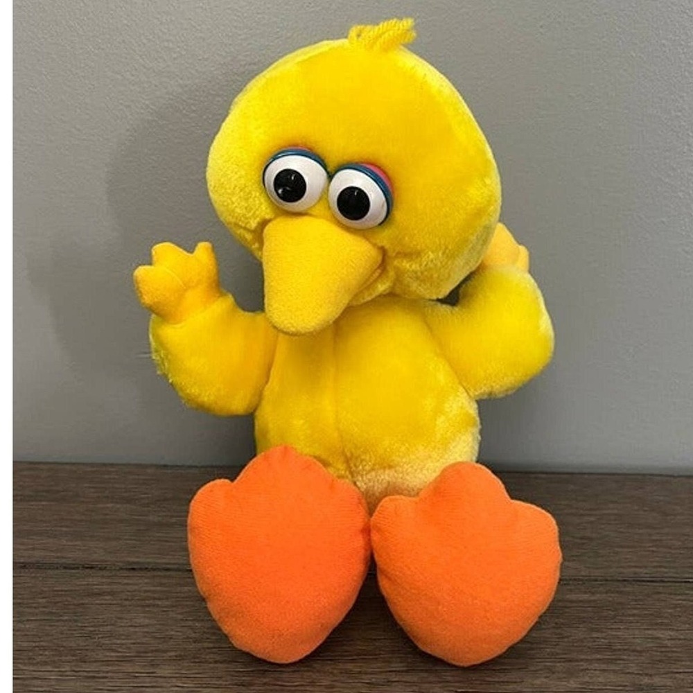 Vintage 1996 Tyco Sesame Street Big Bird Plush Stuffed Animal‎ Jim Henson Toy